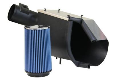 Ford Excursion Bully Dog Rapid Flow Air Induction - Enclosed - Powder Coated Steel with Aluminum Lid - 51100