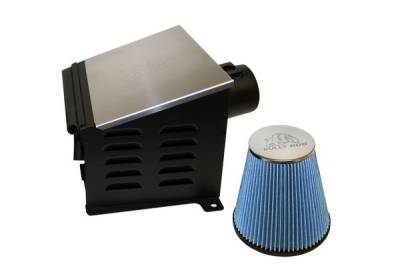 GMC Sierra Bully Dog Rapid Flow Air Induction - Enclosed - Powder Coated Steel with Aluminum Lid - 53101