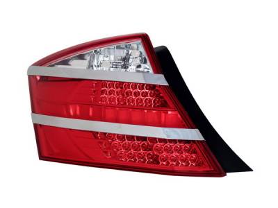 Honda Accord 2DR Anzo LED Taillights - Red & Clear - 321182