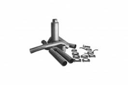 GMC Sierra Bully Dog Single Cat Back Exhaust Kit with Tip - Aluminized Steel - 83401