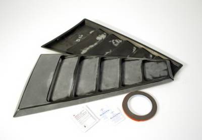 Ford Mustang CDC C-Pillar Scoops - Louvered - 110042