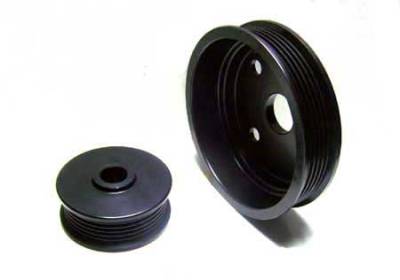 Auto Specialties Crank Pulley with 25 Percent Reduction - Full Charge 1100 RPM - Nitride - 541801