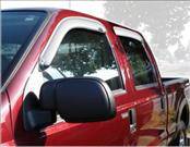 Ford Superduty AVS Ventvisor Deflector - Chrome - 4PC - 684953