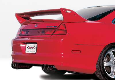 Honda Accord 2DR VIS Racing Adjustable Commando Style Wing with Light - 591381L