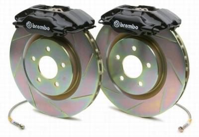 Brembo - Volkswagen Golf GTI Brembo Gran Turismo Brake Kit with 4 Piston 323x28 Disc & 1-Piece Rotor - Front - 1Ax.6002A - Image 3