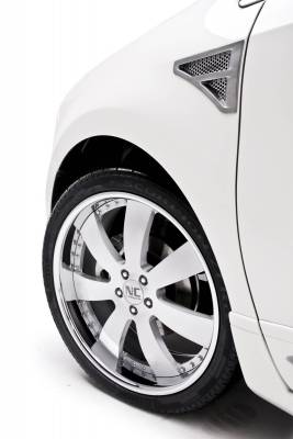 3dCarbon - Lincoln MKX 3dCarbon Fender Vents with Octagon Grille - Pair - 691524 - Image 4