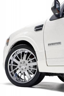 3dCarbon - Ford Expedition 3dCarbon Fender Vents - Chrome Plated - Pair - 691542 - Image 2