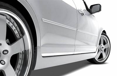 3dCarbon - Ford Fusion 3dCarbon Lower Door Moldings - Chrome Plated Stainless Steel - 4PC - 691555 - Image 2