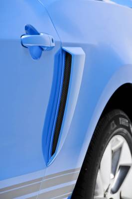 3dCarbon - Ford Mustang 3dCarbon Side Quarter Panel Scoop with Gel Decals - Pair - 691605 - Image 2