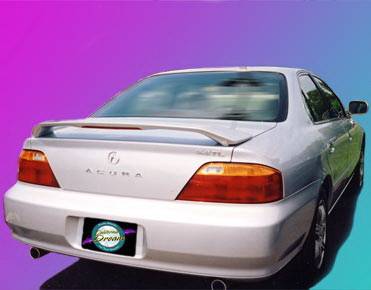 Acura TSX California Dream Custom Style Spoiler with Light - Unpainted - 27L