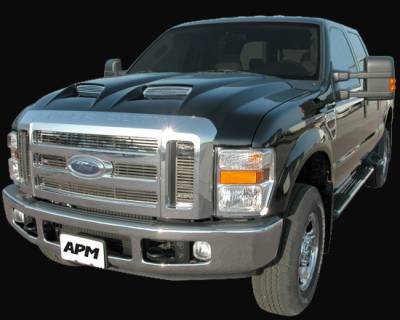 Ford Superduty APM Plastic G-Force Power Hood Functional Hood - Painted - 801200