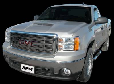 GMC Sierra APM Fiberglass Functional Hood - Painted - 811390