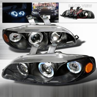 Honda Civic Custom Disco Projector Headlights - 2LHP-CV923JM-YD