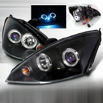Ford Focus Custom Disco Black Projector Headlights - 2LHP-FOC00JM-YD
