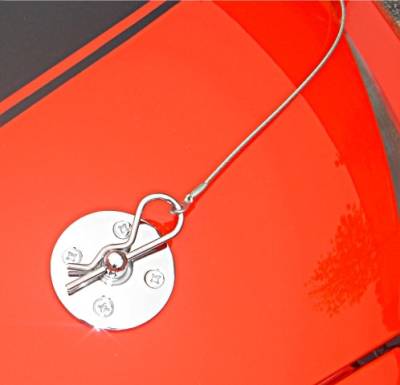 Ford Mustang Dodge Challenger Hood Pin Appearance Kit - 11019A