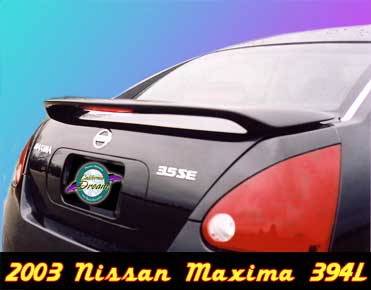 Nissan Maxima California Dream Custom Style Spoiler with Light - Unpainted - 394L