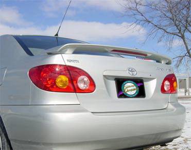 Toyota Corolla California Dream Spoiler with Light - Unpainted - 402L