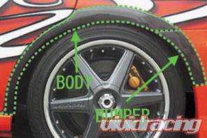 Chargespeed - Subaru Impreza Chargespeed Body Over Fender & Bumper Part - 4PC - Image 3