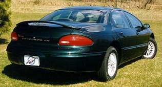 Chrysler Concord California Dream Custom Style Spoiler with Light - Unpainted - 73L