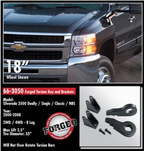 ReadyLift - ReadyLift Forged Torsion Key Suspension Leveling Kit - 2.5 Inch Lift 33 Inch Max - Image 3