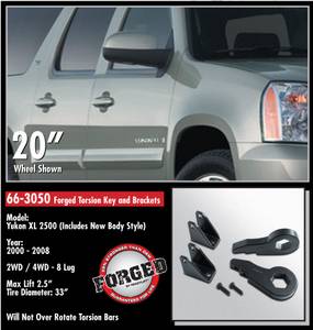 ReadyLift - ReadyLift Forged Torsion Key Suspension Leveling Kit - 2.5 Inch Lift 33 Inch Max - Image 5