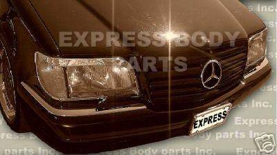 Custom - W140 Black Sport Grille 92-99 - Image 2