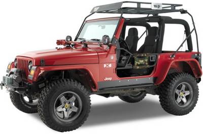 Warrior - Jeep Wrangler Warrior Front Tube Flares - Pair - Image 2