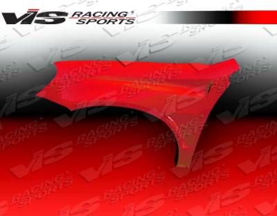 Honda Civic 2DR & 4DR VIS Racing Bullet Fenders - 04HDCVC2DBU-007
