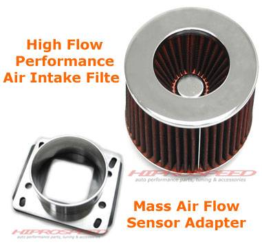 E30 Air Intake Filter With Air Flow Sensor Adapter