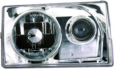 Ford Mustang APC Headlights with Projector Foglights & Chrome Housing - 403533HL