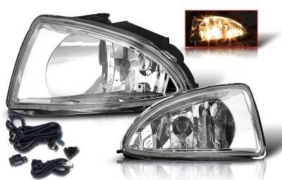 Honda Civic WinJet OEM Fog Light - Smoke - Wiring Kit Included - WJ30-0033-11