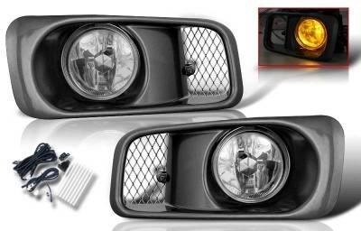 Honda Civic WinJet OEM Fog Light - Smoke - Wiring Kit Included - WJ30-0034-11