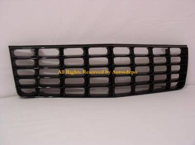 Front Black  Grille - Badgless