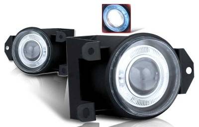 GMC Yukon WinJet Halo Projector Fog Light - Clear - WJ30-0064-09