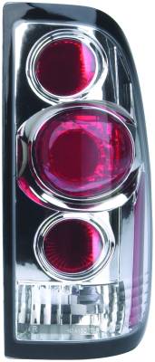 Ford F450 APC Euro Taillights with Chrome Housing - 404130TLR