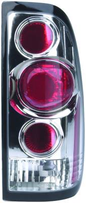 Ford F550 APC Euro Taillights with Chrome Housing - 404130TLR