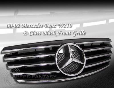 W210 00-02 Grille Black