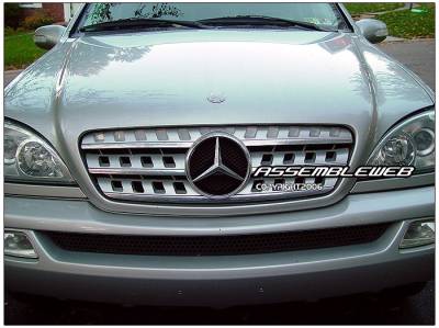 Custom - 06 Style Panel Grille - Silver or Black - Image 2