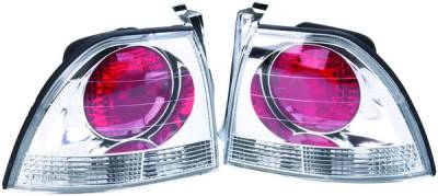 Honda Accord APC Euro Taillights with Chrome Housing - 404141TLR