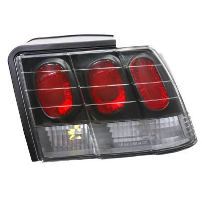 Ford Mustang APC Euro Taillights with Black Housing - 404148TLB