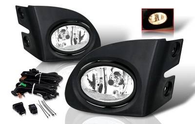 Honda Civic HB WinJet Fog Light - Smoke - Wiring Kit Included - WJ30-0084-11
