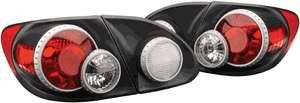 APC 3D Retro Black Satin Taillights - 404812TLB