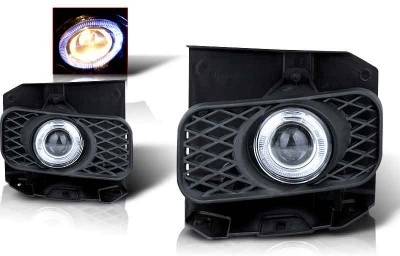 Ford F150 WinJet Halo Projector Fog Light - Clear - WJ30-0100-09