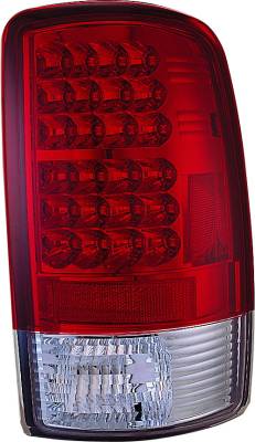 GMC Yukon APC LED Taillights with Red & Clear Lens - 406629TLR