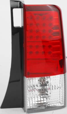 Scion xB APC LED Taillights with Red & Clear Lens - 406710TLR