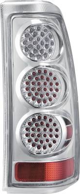 GMC Sierra APC Diamond Cut Taillights with Chrome Housing - 407505TLC