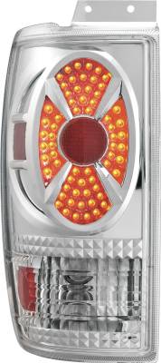 Ford Expedition APC Diamond Cut Taillights with Chrome Housing - 407511TLC