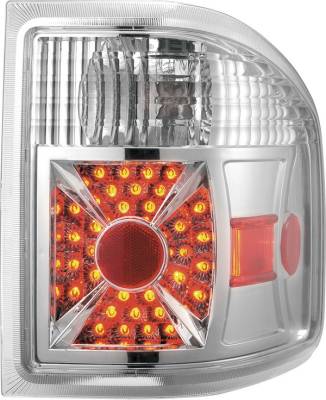 Ford F150 APC Diamond Cut Taillights with Chrome Housing - 407523TLC