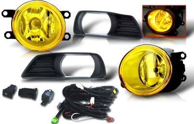 Toyota Camry WinJet OEM Fog Light - Yellow - Wiring Kit Included - WJ30-0109-12
