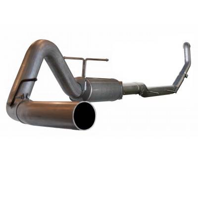 Ford F250 aFe Large Bore HD Turbo-Back Exhaust System Aluminum - 49-13001